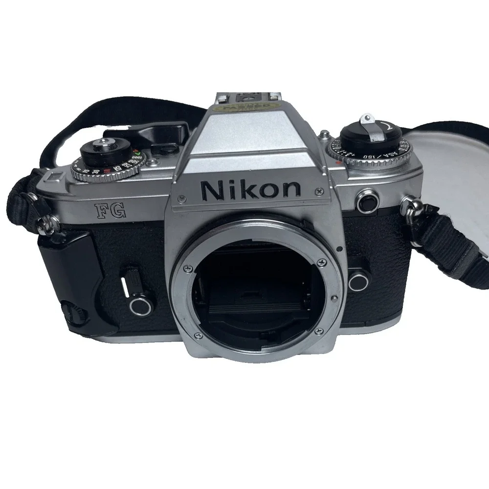 Nikon FG F-G Chrome 35mm Film analog SLR camera body ONLY not working